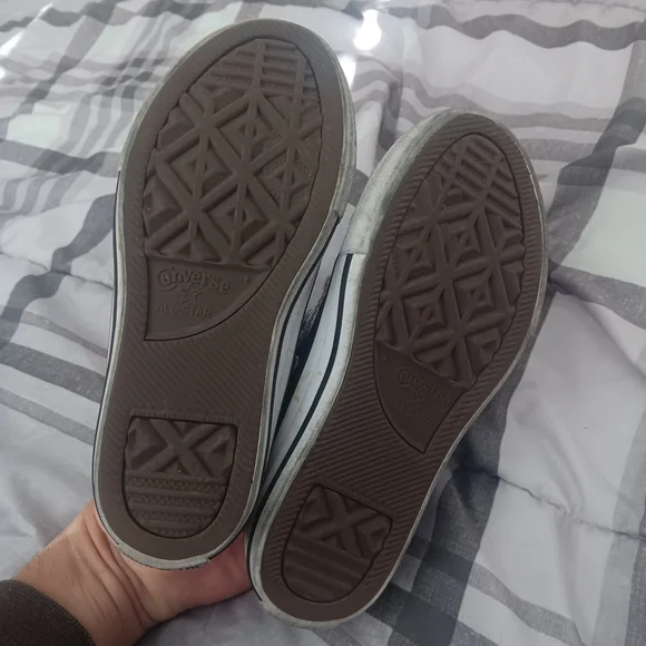 Converse Kids Sparkly Purple Sneakers - Picture 6 of 6